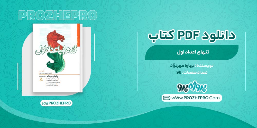 کتاب تنهایی اعداد اول بهاره مهر نژاد