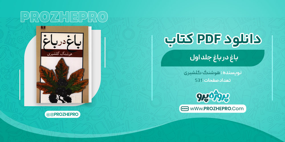 دانلود کتاب باغ در باغ جلد اول هوشنگ گلشیری 531 صفحه PDF 📘